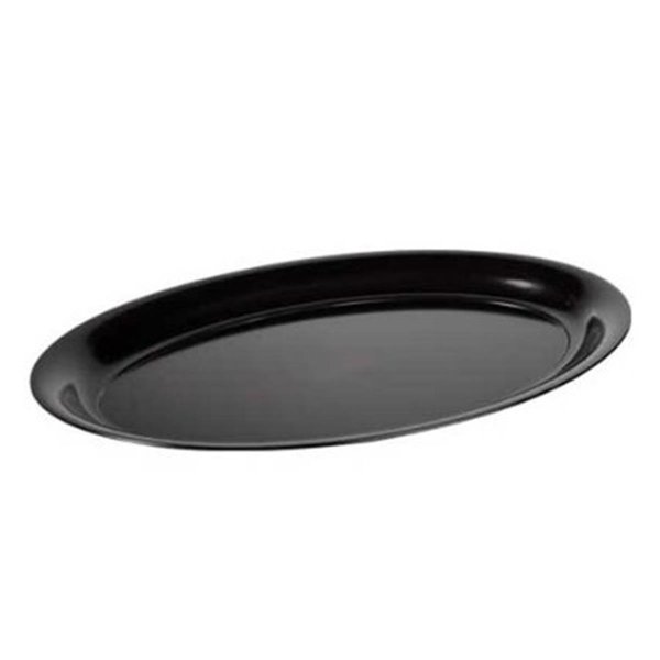 Fineline Settings Black Small Oval Tray 3515-BK